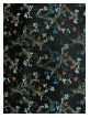 FB225 - Black Floral Silk Brocade