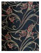 FB230 - Black Floral Silk Brocade