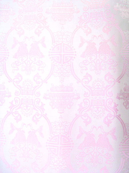 FB202 - White and Pink Double Fish Shameuse Silk